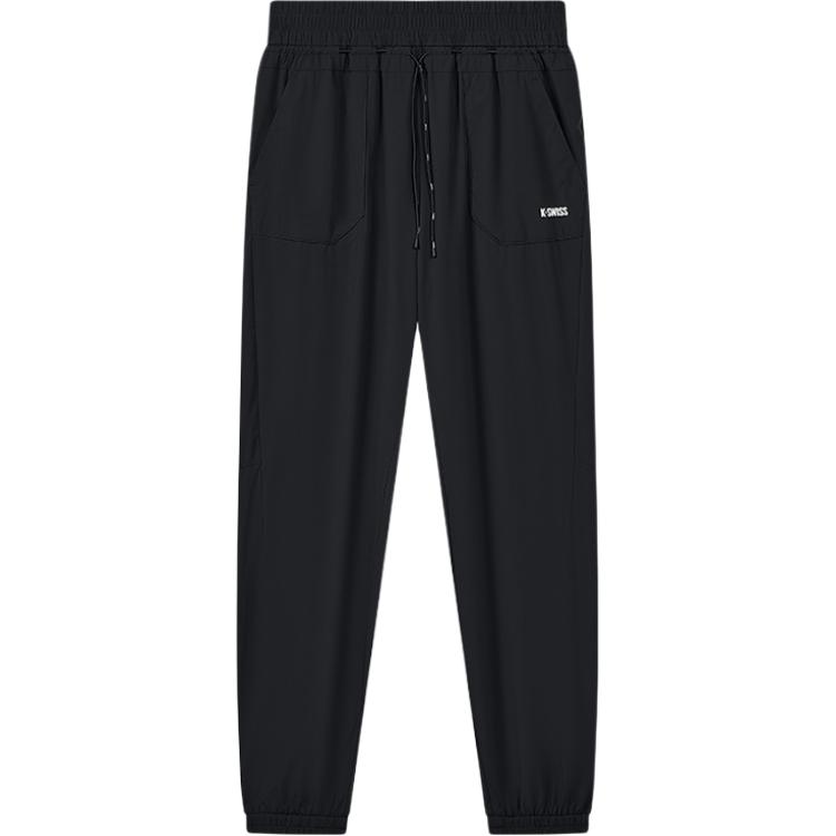 

K·SWISS Женские вязаные спортивные штаны KSWISS Jet Black