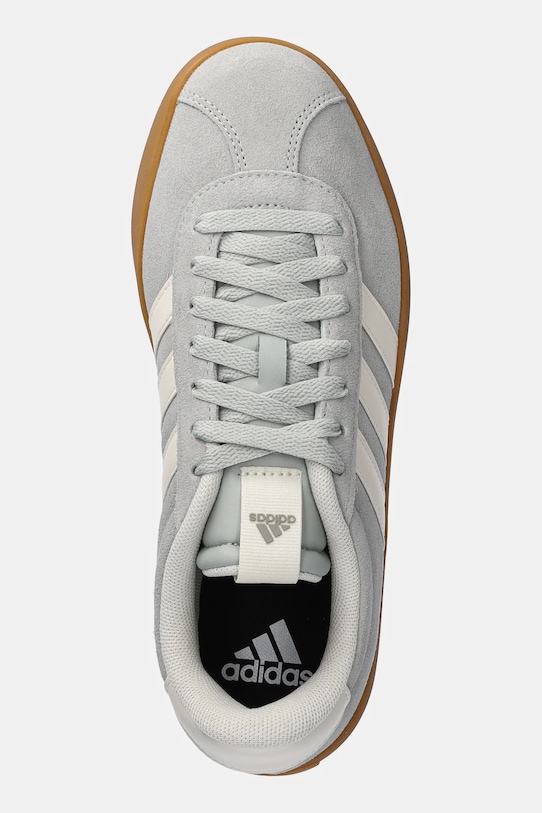 Замшевые кроссовки VL Court 3.0 Adidas, синий — фото 4