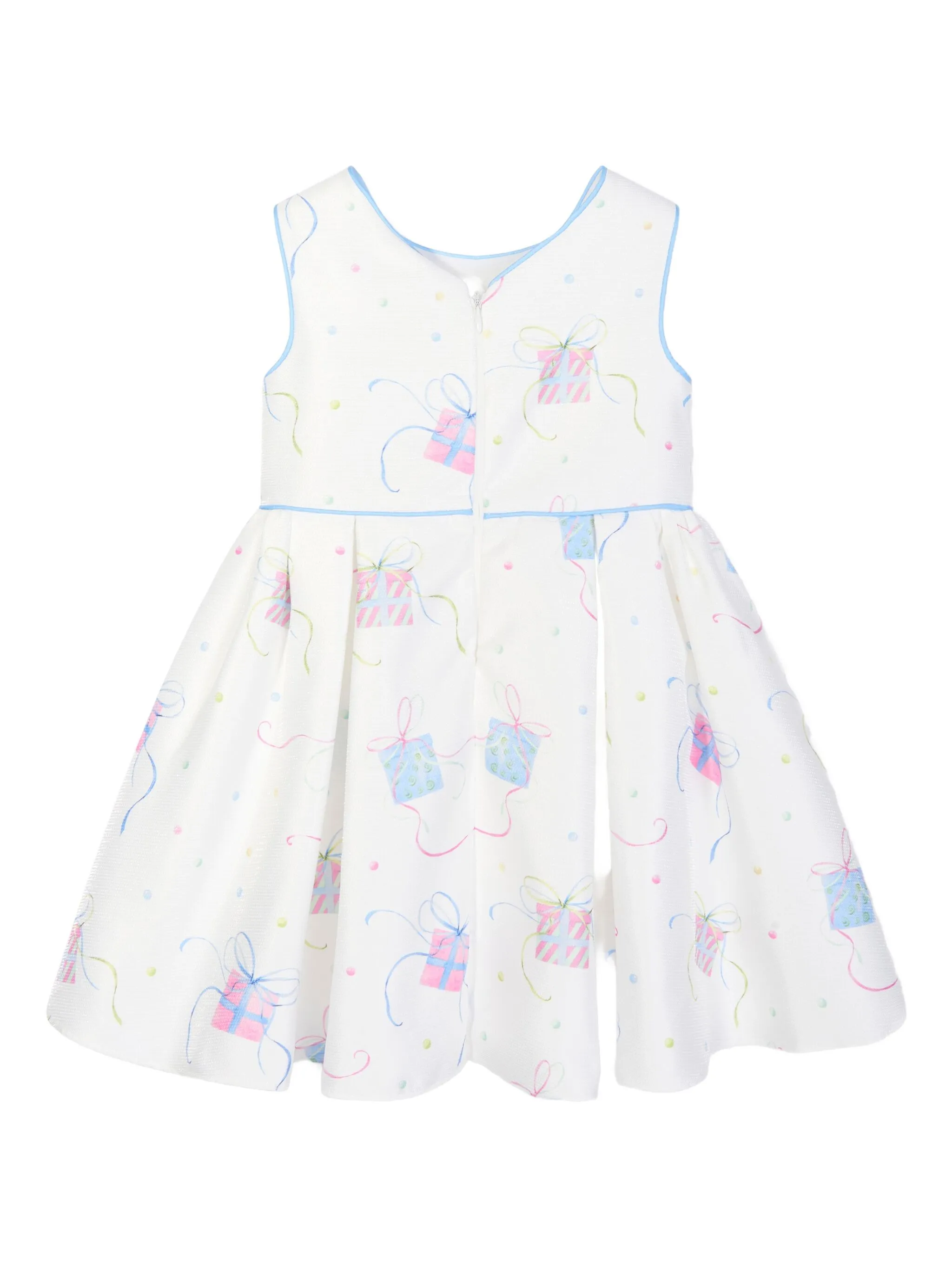 Плиссированное платье с принтом Dress & Fleur, белый — фото 4