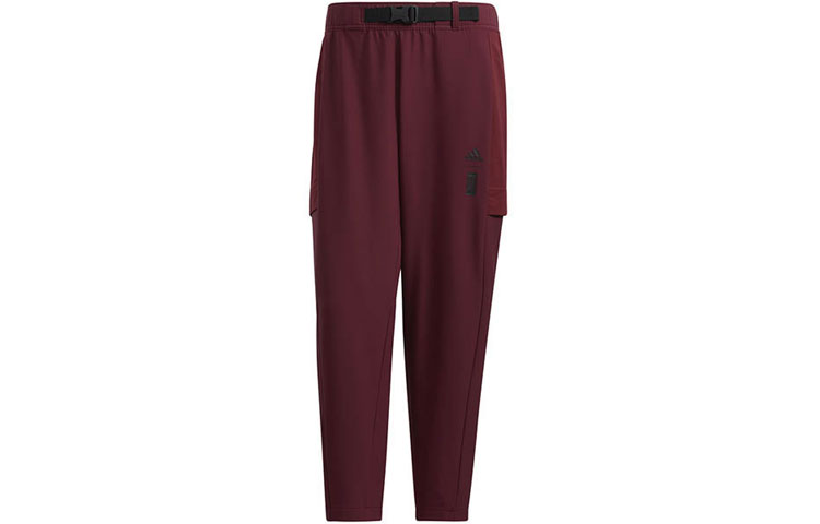 Wuji Series Повседневные брюки мужские тёмно-красные Adidas — фото 2