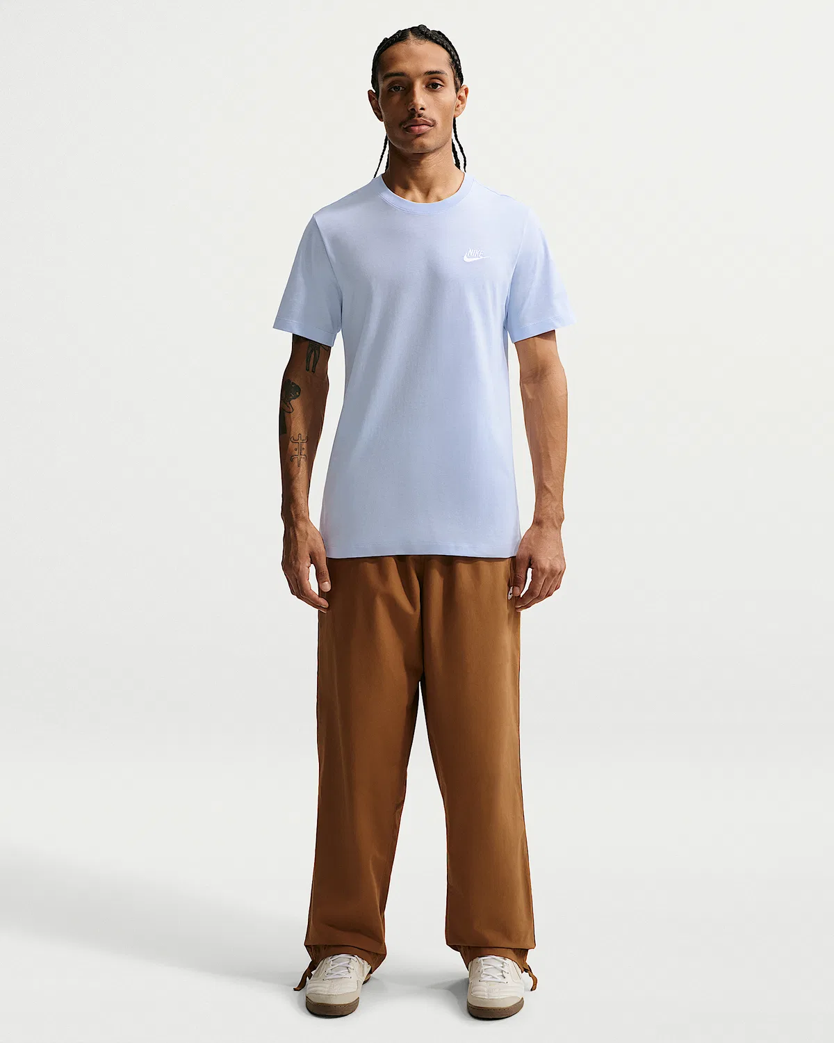 Мужская футболка Nike Sportswear Club, Hydrogen Blue — фото 4