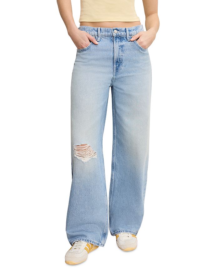 

Good Standard High Rise Baggy Jeans in Indigo886 Good American, синий