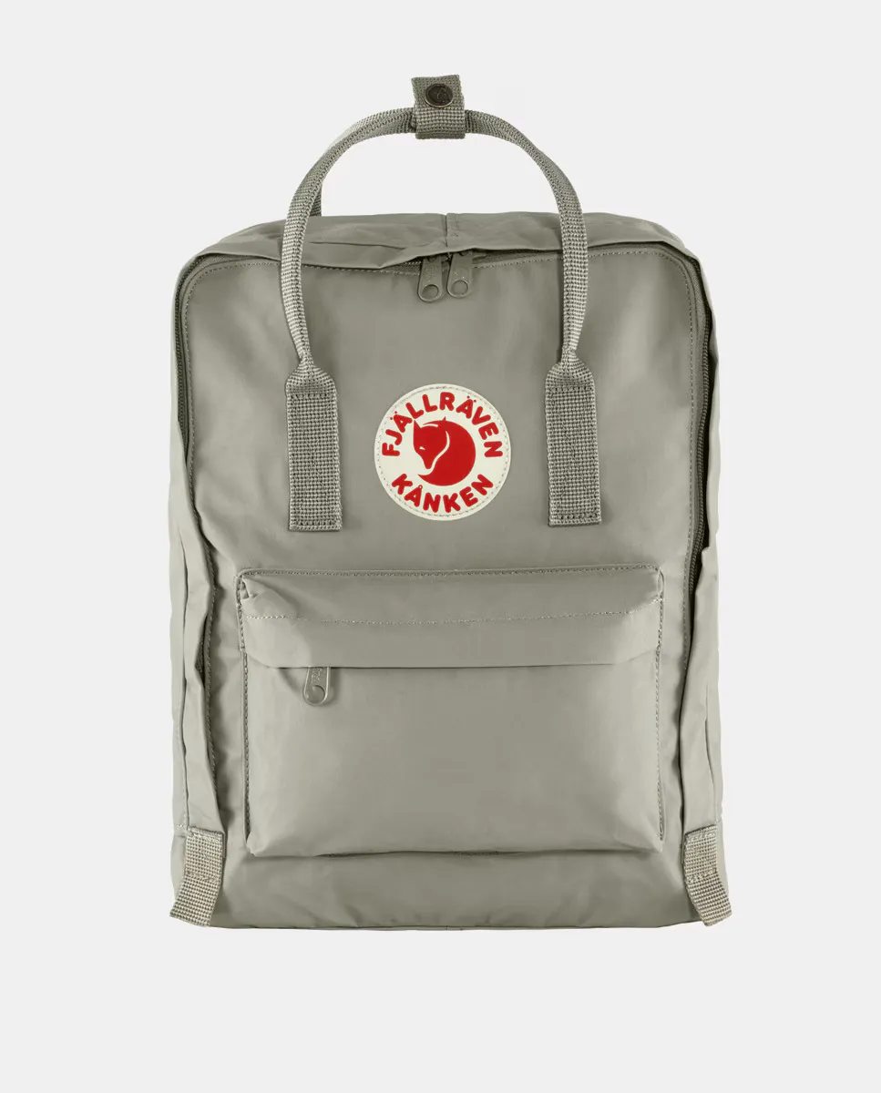 

Светло-серый рюкзак Kanken на молнии Fjällräven, светло-серый
