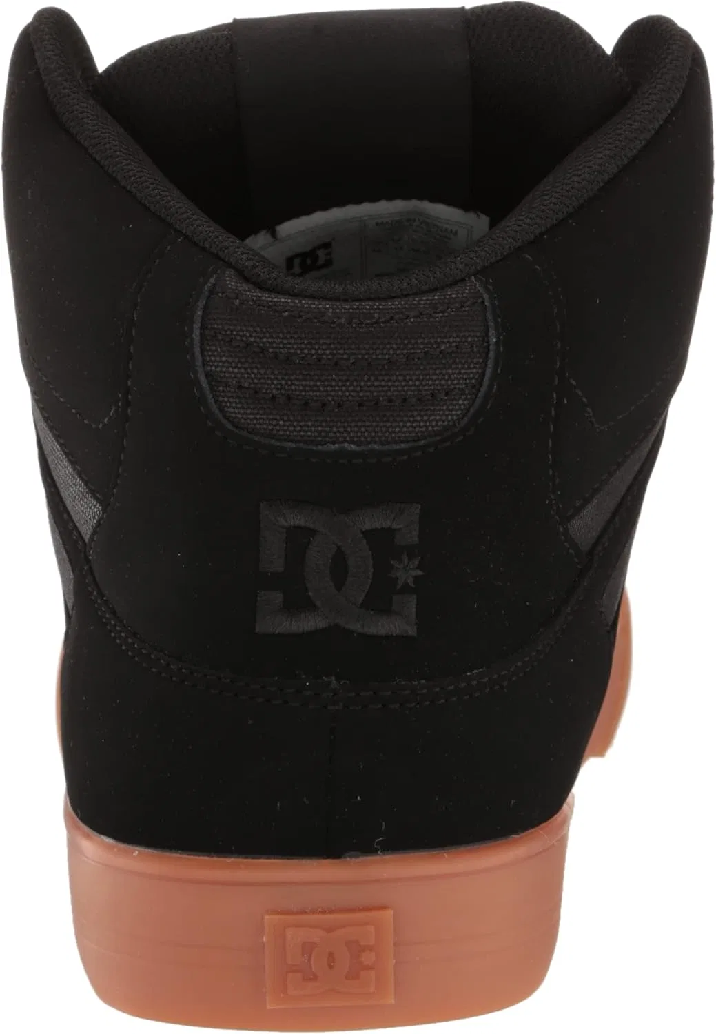 Кроссовки для скейтбординга DC Pure High Top, черно-жевательная резина — фото 2