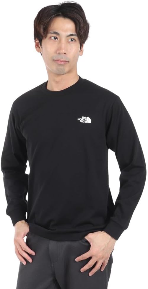 

Мужская футболка с длинным рукавом THE NORTH FACE с квадратным логотипом на спине, черный