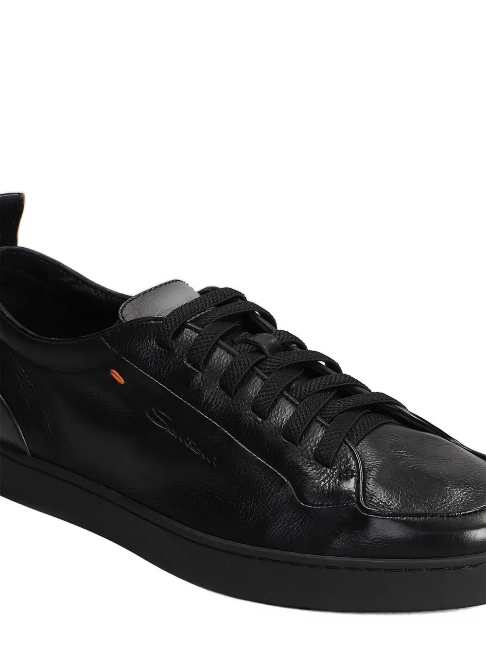 Кроссовки на шнуровке Off-Duty с эффектом градиента Santoni, черный — фото 4