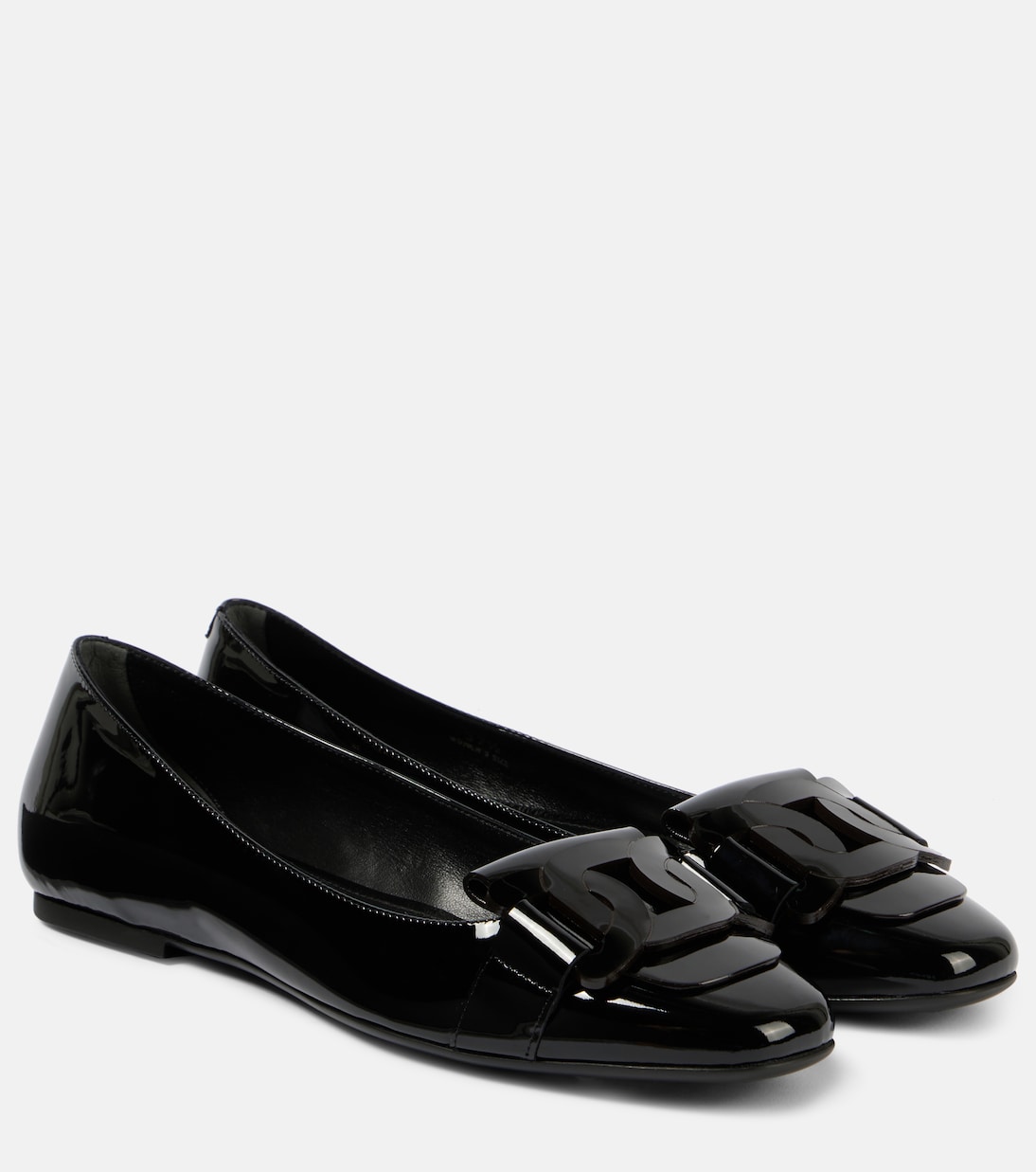 Балетки Кейт из лакированной кожи Tod's, Nero