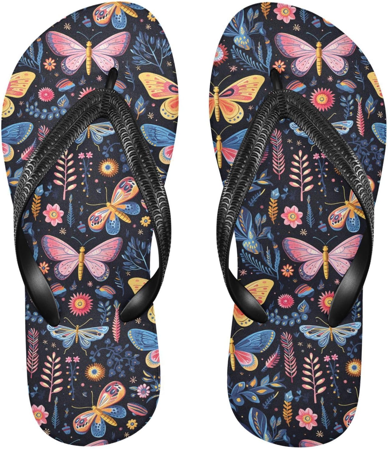 

Шлепанцы MNSRUU для женщин и мужчин, Butterflies I 3073