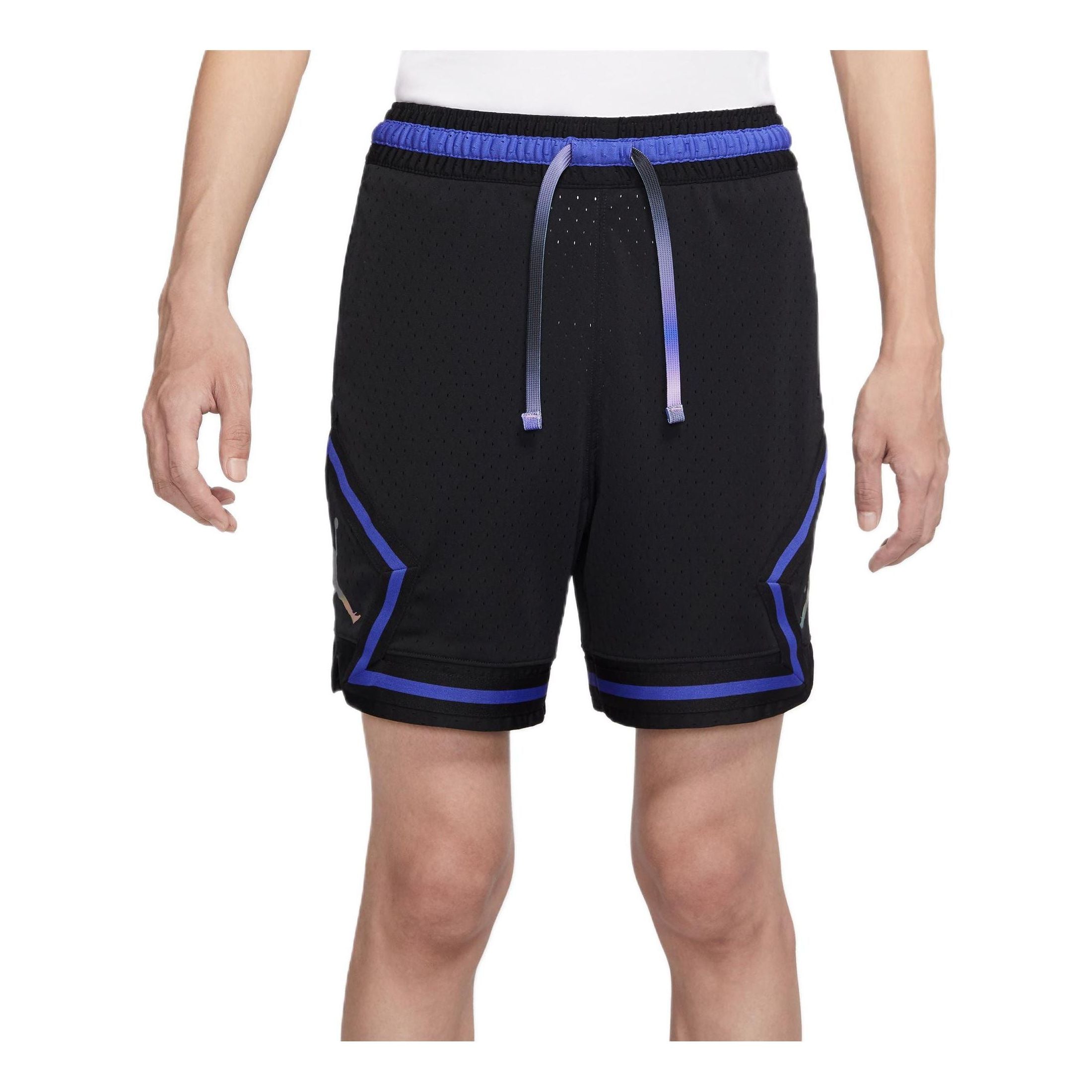 

Шорты Men's Air Jordan Stripe Logo Printing Lacing Straight Sports Shorts Black DV9002-010, черный
