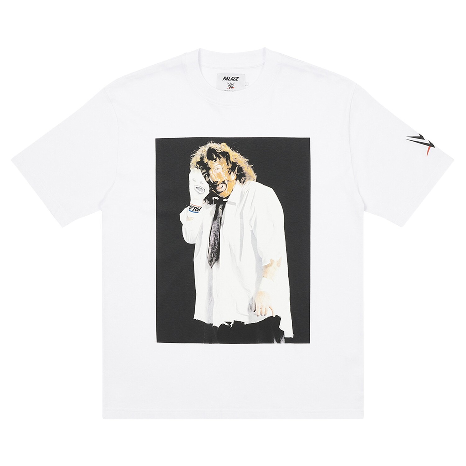 

Футболка Palace x WWE Mankind Белая, Белый, Футболка Palace x WWE Mankind Белая