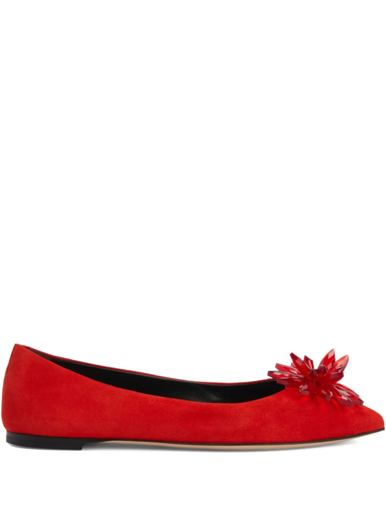 Балетки Giuseppe Zanotti Valliee ballerinas, красный