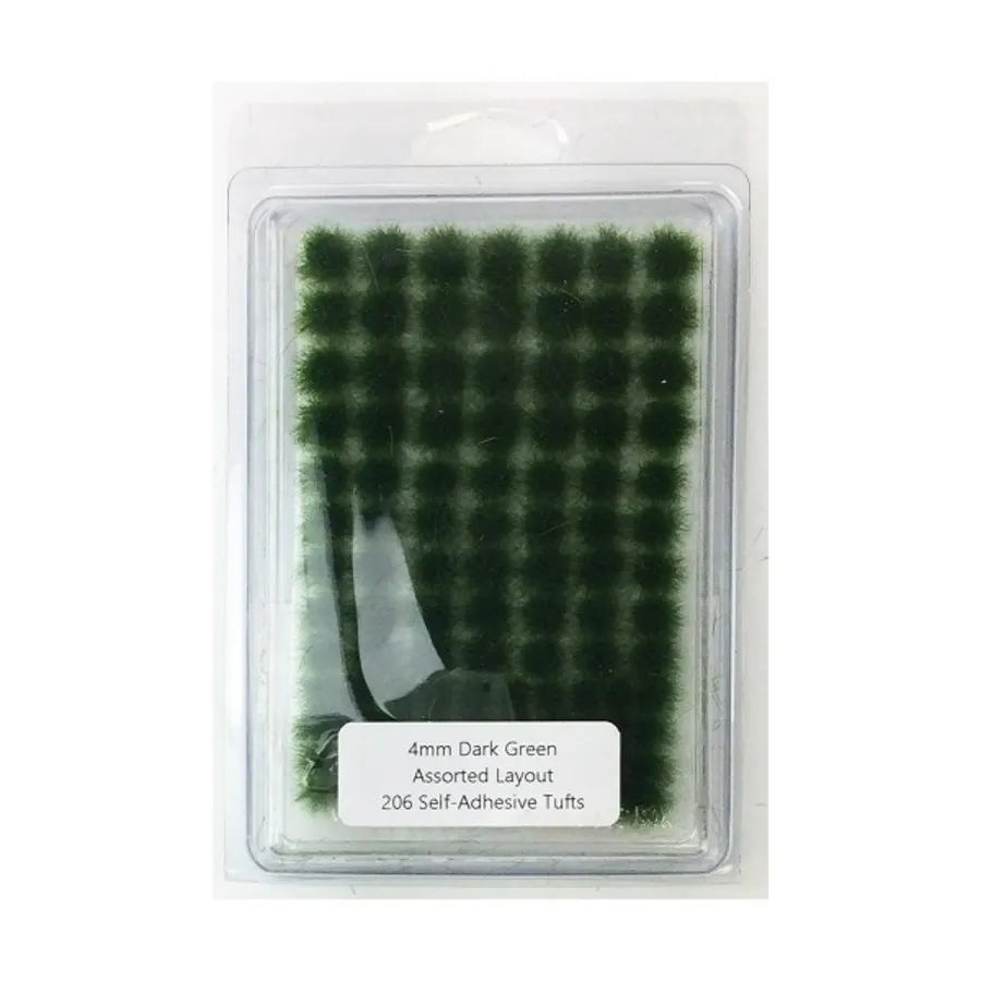 

Темно-зеленый — разнообразная планировка, Short Self-Adhesive Tufts (4mm)