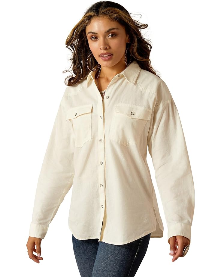 

Рубашка Ariat Wilkes Blouse Shirt, цвет Cloud Dancer