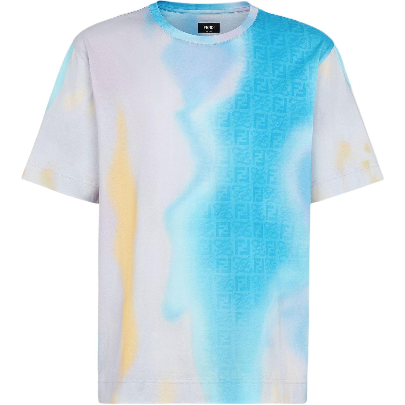

Футболка мужская разноцветная FENDI, мультиколор