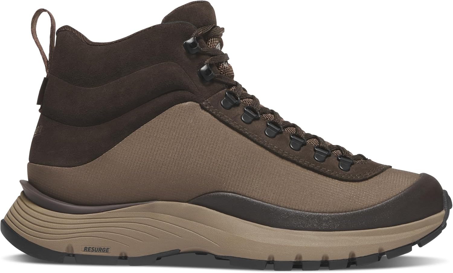Мужские водонепроницаемые походные ботинки Danner Trail Trainer Mid 4, легкие, прочные, без утеплителя, для активного отдыха на улице, коричневый — фото 2
