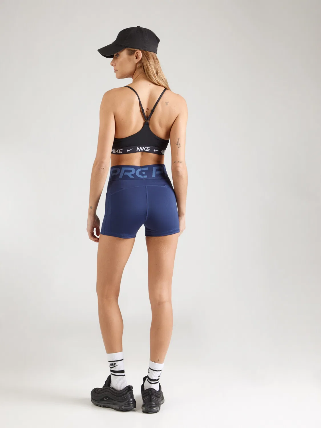 Узкие спортивные штаны Nike, Navy/Royal Blue — фото 4