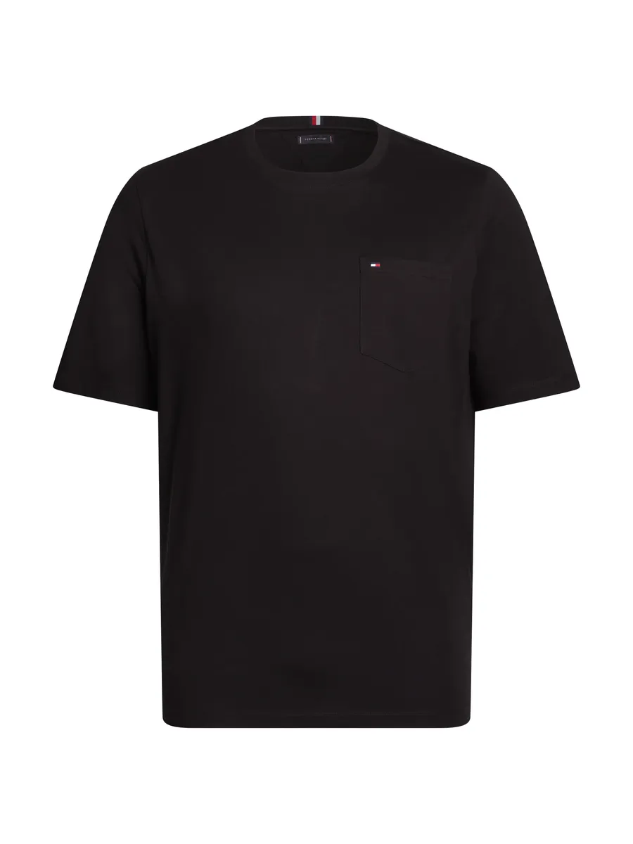 

Футболка Tommy Hilfiger Big & Tall "BT-POCKET TEE-B", большие размеры с нагрудным карманом, черный