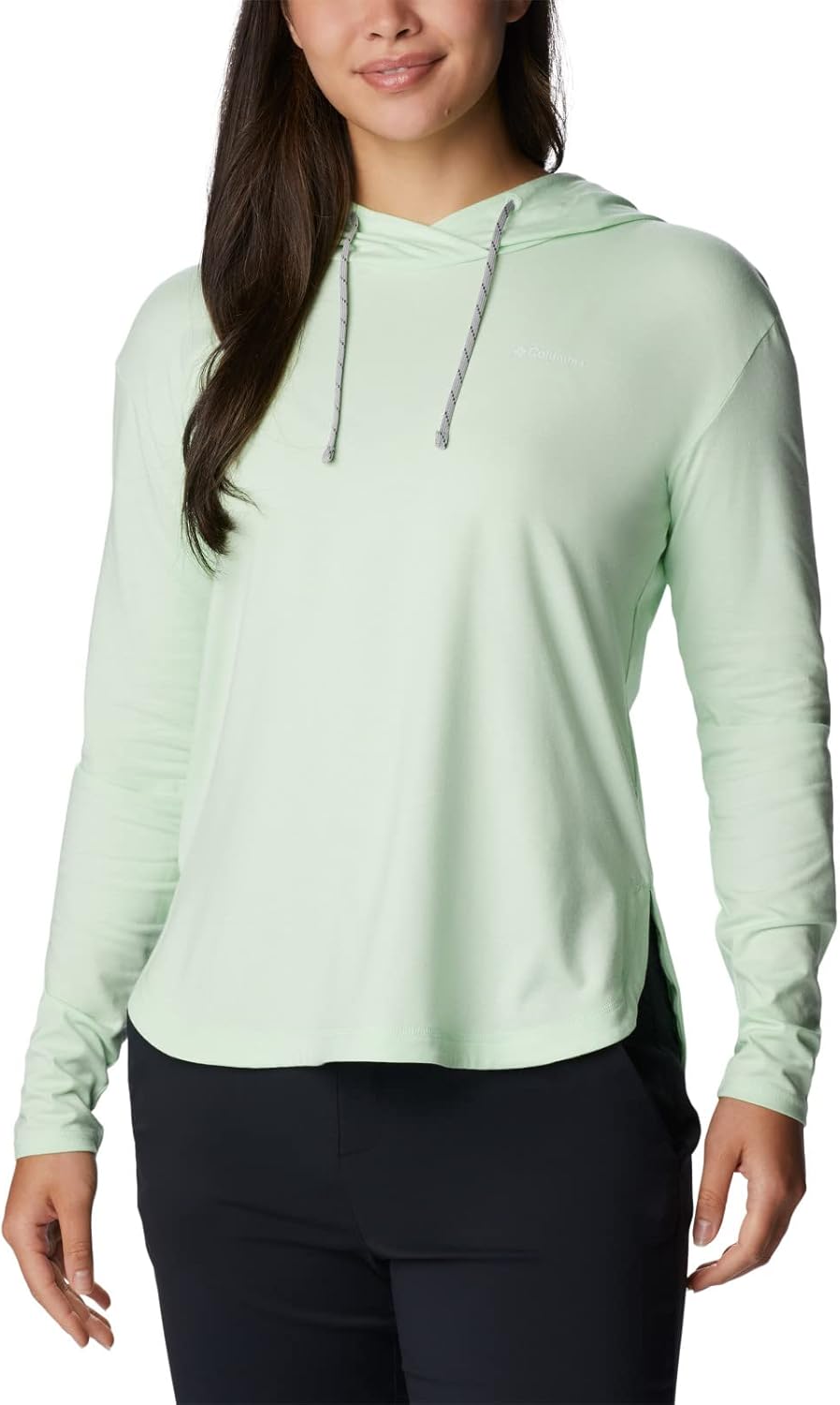 

Columbia женская толстовка Sun Trek с капюшоном, Key West Heather