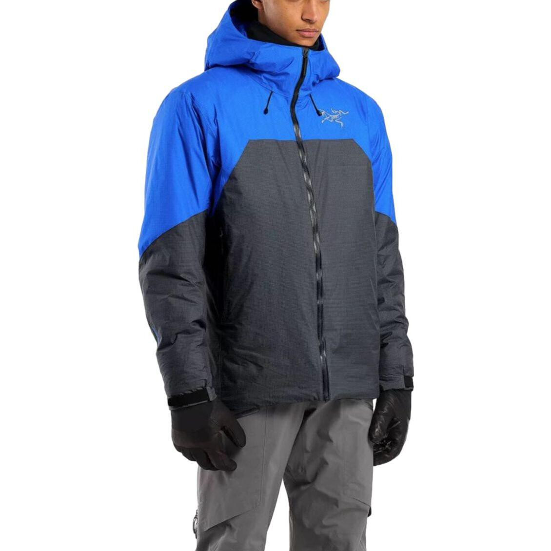 Куртка мужская Arcteryx Windbreaker длинная, черный — фото 4