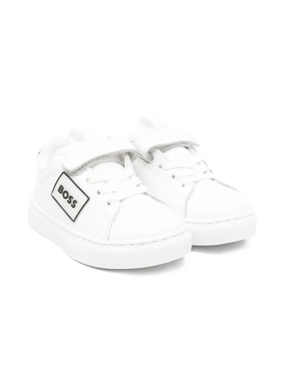 

Кроссовки с логотипом на ремне BOSS Kidswear, белый