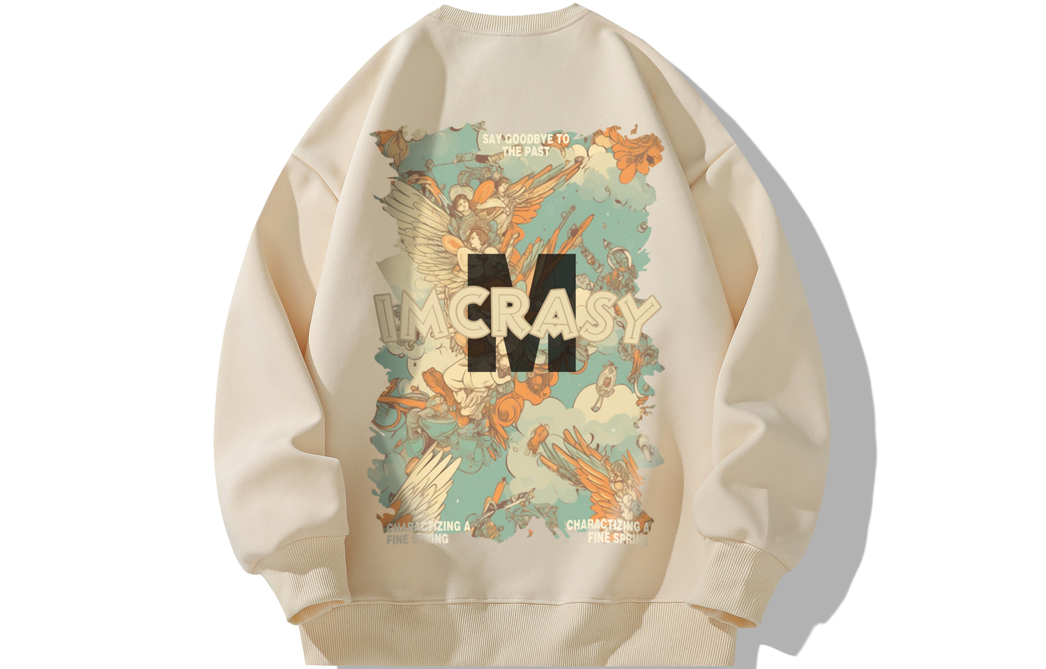 

Толстовка Unisex Imcrasy с капюшоном белая