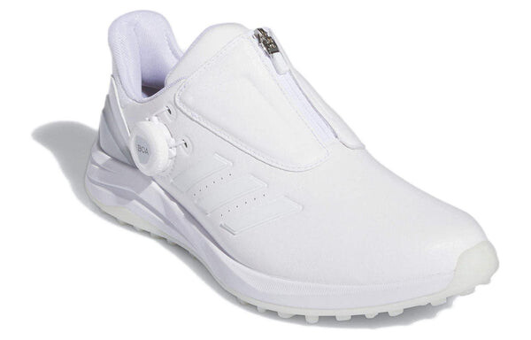 Кроссовки solarmotion boa 24 безшиповые гольф-туфли Adidas, белый — фото 4