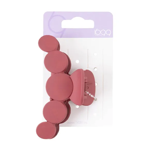 

Зажим для волос Circulos 10Cm 1699, цвет rojo granate