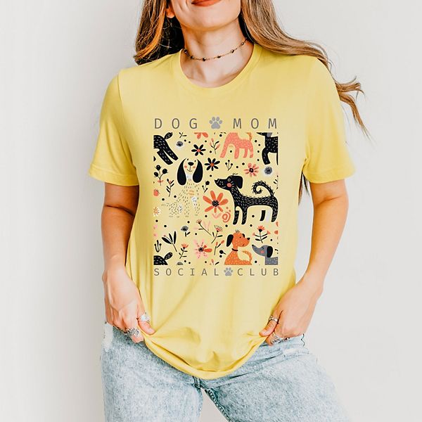 

Футболка Dog mom social club Simply Sage Market, Yellow, Зеленый, Футболка Dog mom social club Simply Sage Market, Yellow