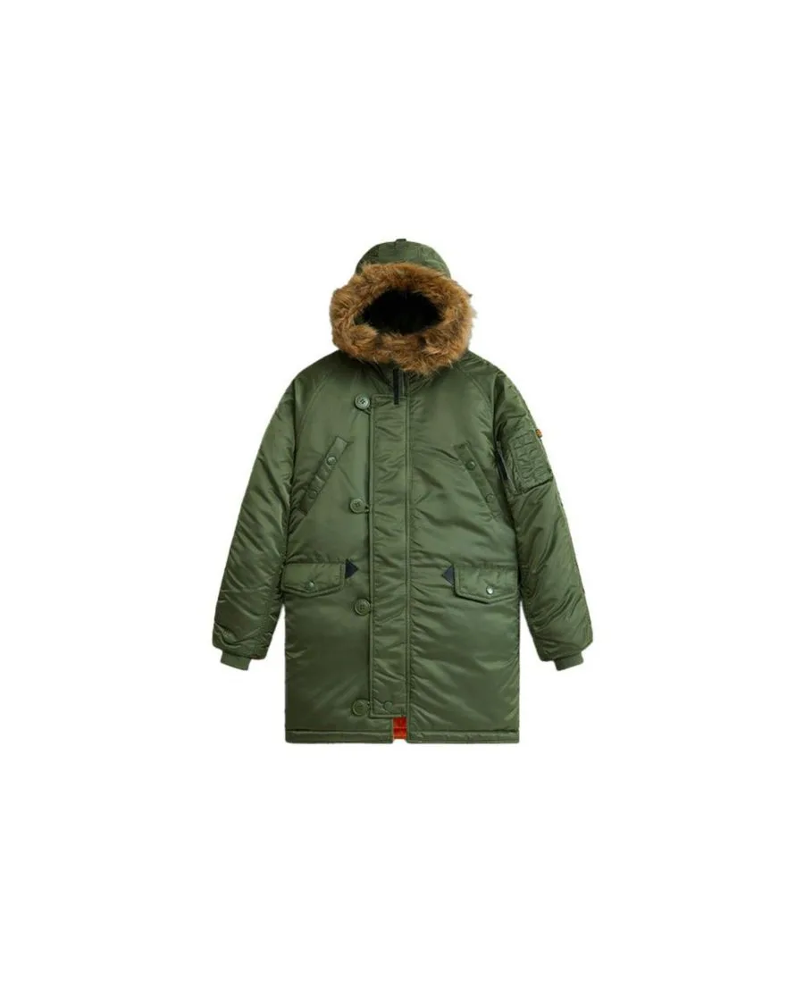 Детская парка N-3B Alpha Industries, Sage — фото 2