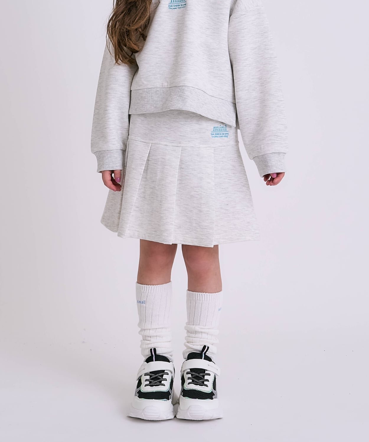 Пышная спортивная юбка/картон MINIMAL, White grain