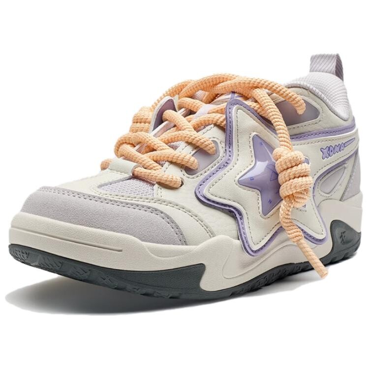 

Кроссовки XTEP Lifestyle Shoes Women's Low-top Beige/Purple, фиолетовый