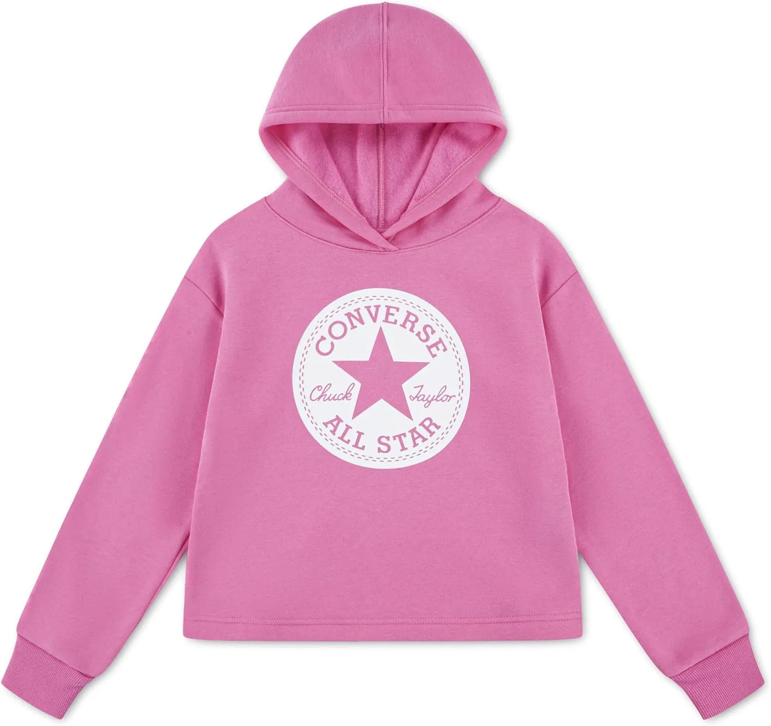 Худи для девочек Converse Classic Chuck Patch, Oops Pink — фото 4