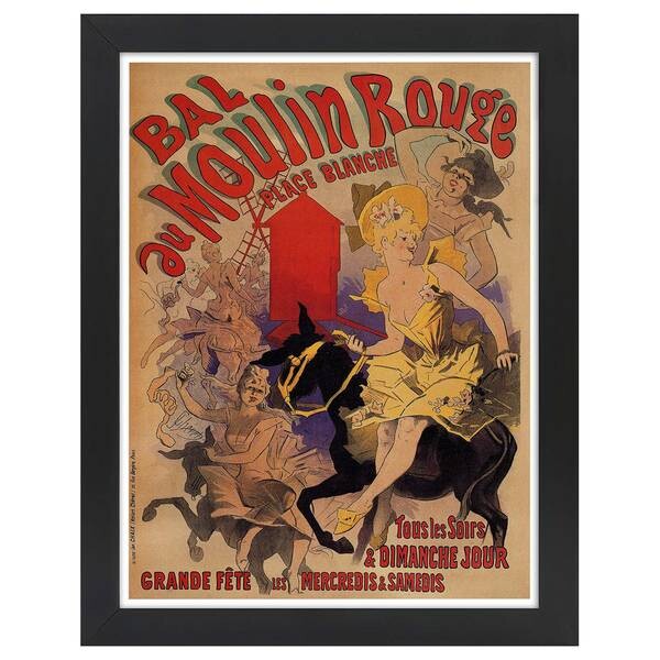 

Рамка для фотографий LegendArte Poster Bal au Moulin Rouge, черный