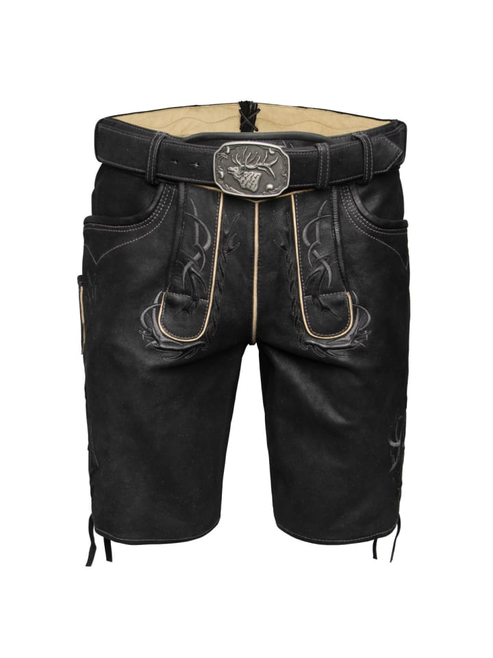 

Кожаные брюки Eldorado темно-коричневого цвета Spieth & Wensky