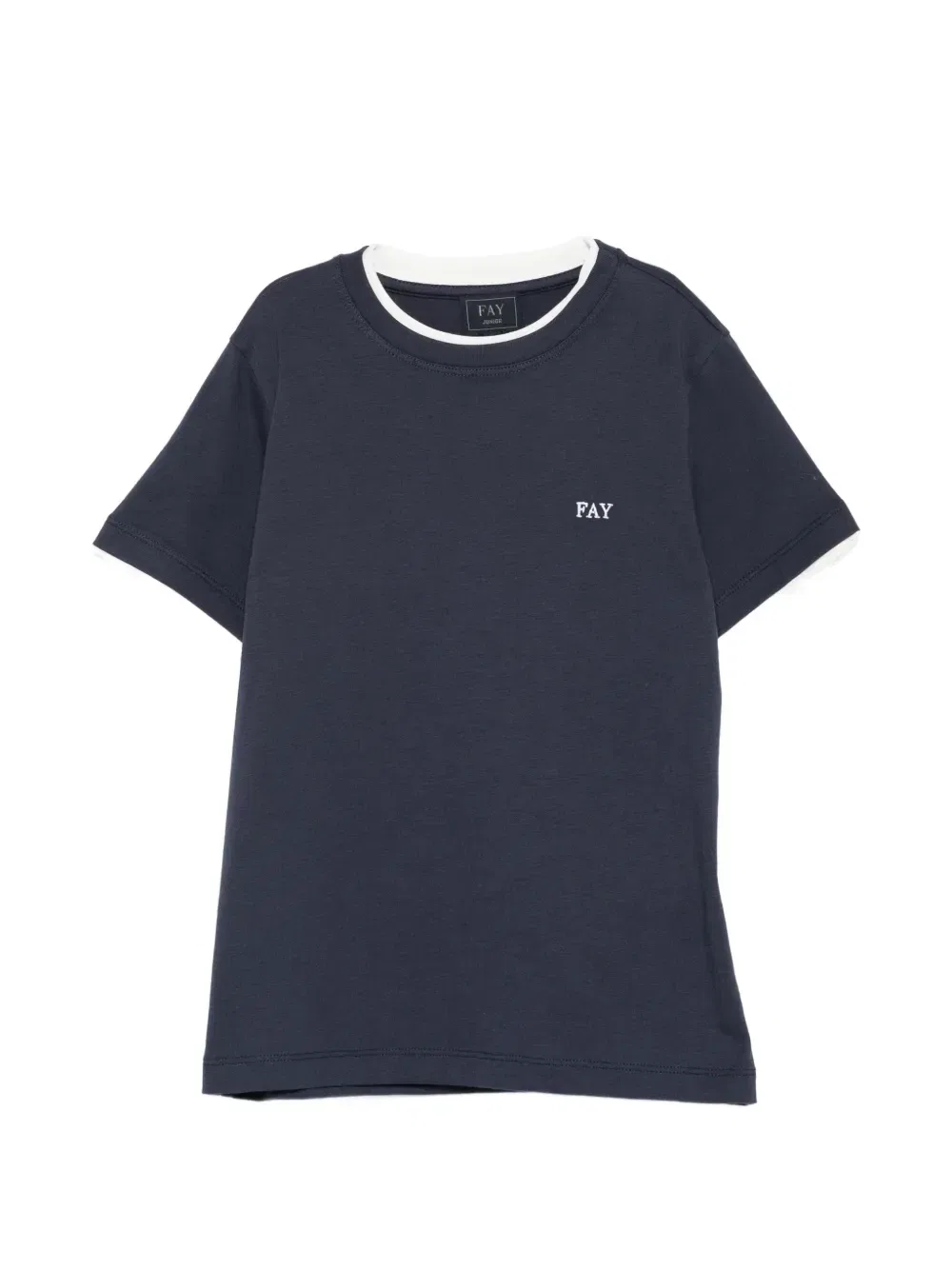 Футболка с логотипом Fay Kids, синий