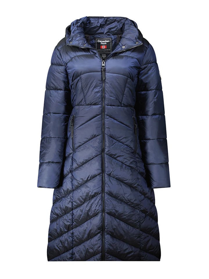 

Стеганое пальто Бланшик темно-синего цвета Canadian Peak