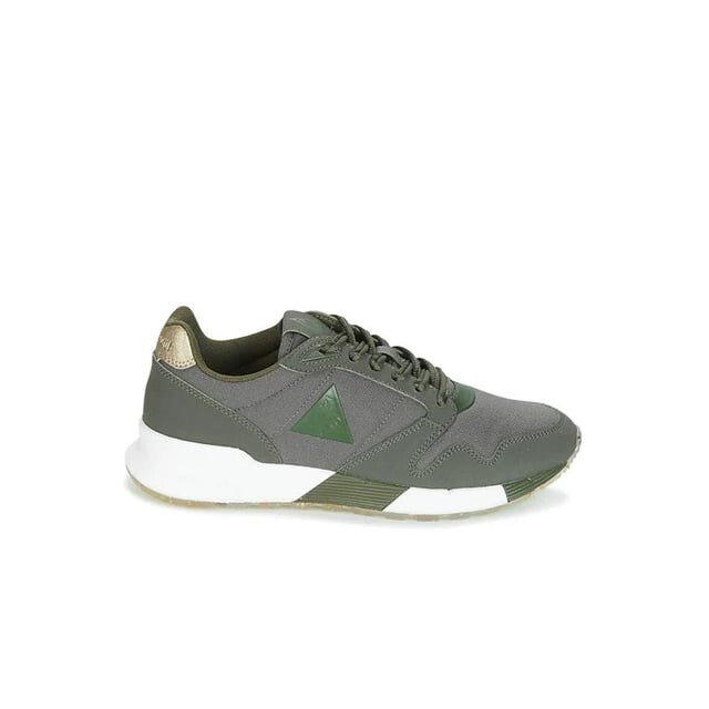 Женские серые кроссовки Omega x с эффектом металлик Le Coq Sportif, зеленый