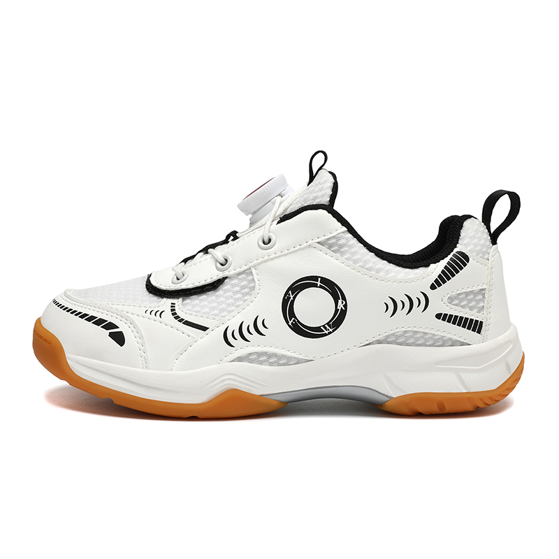 

Детские кроссовки для тренировок с низким верхом, устойчивые к истиранию, дышащие, легкие, амортизирующие, сбалансированные JIAFEIMAO, черный/оранжевый