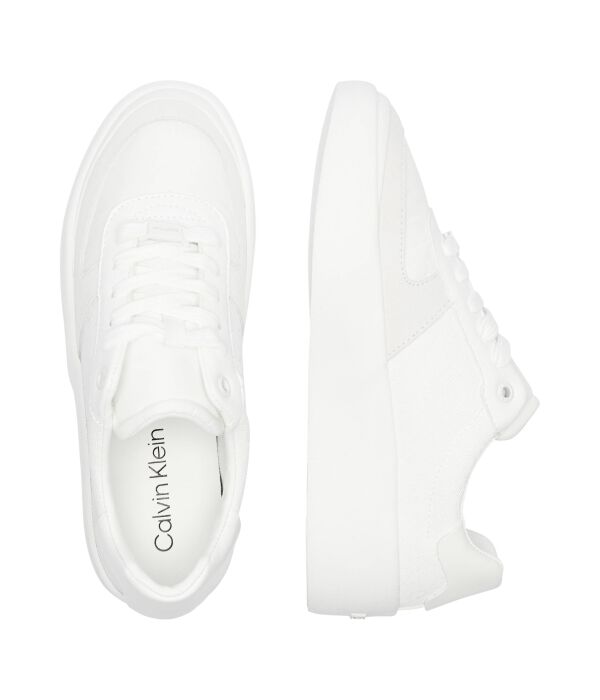 Кроссовки Calvin Klein Vulc на шнуровке, белый — фото 4