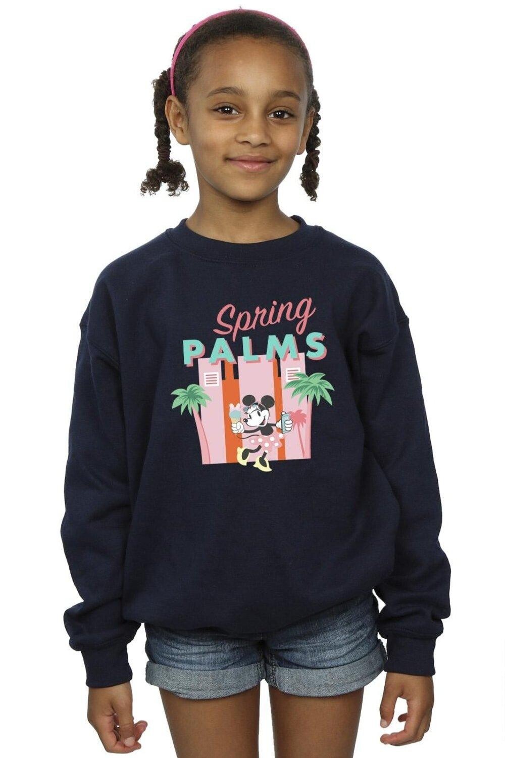 

Толстовка с Минни Маус Spring Palms Disney, темно-синий