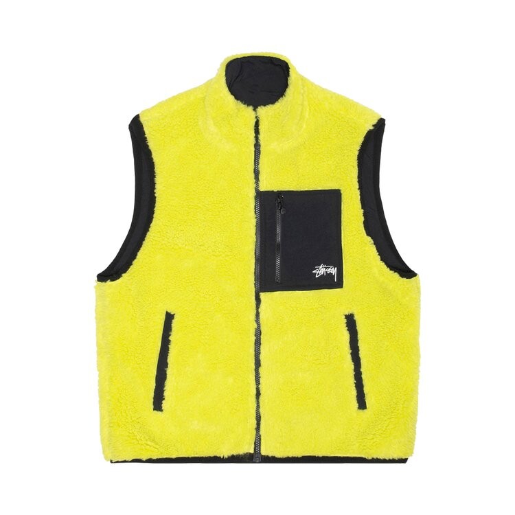 

Жилет Stussy Sherpa Reversible Vest, разноцветный