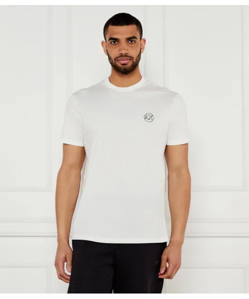 

Футболка Regular fit Armani Exchange, бежевый