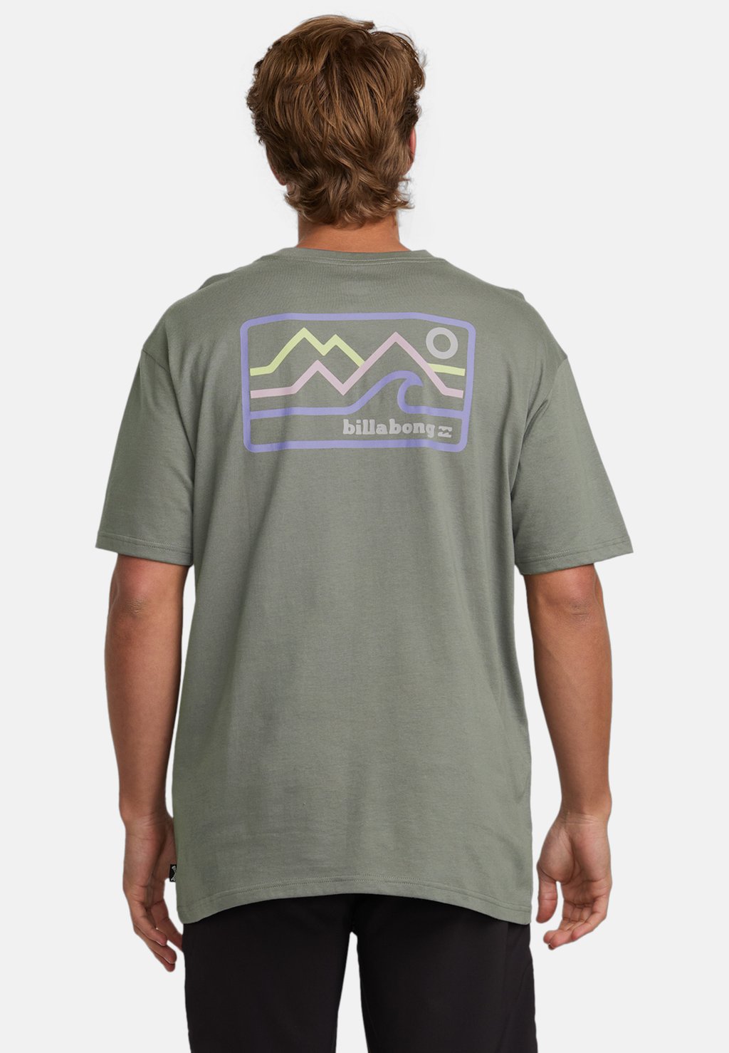 

Футболка с принтом RANGE Billabong, серый
