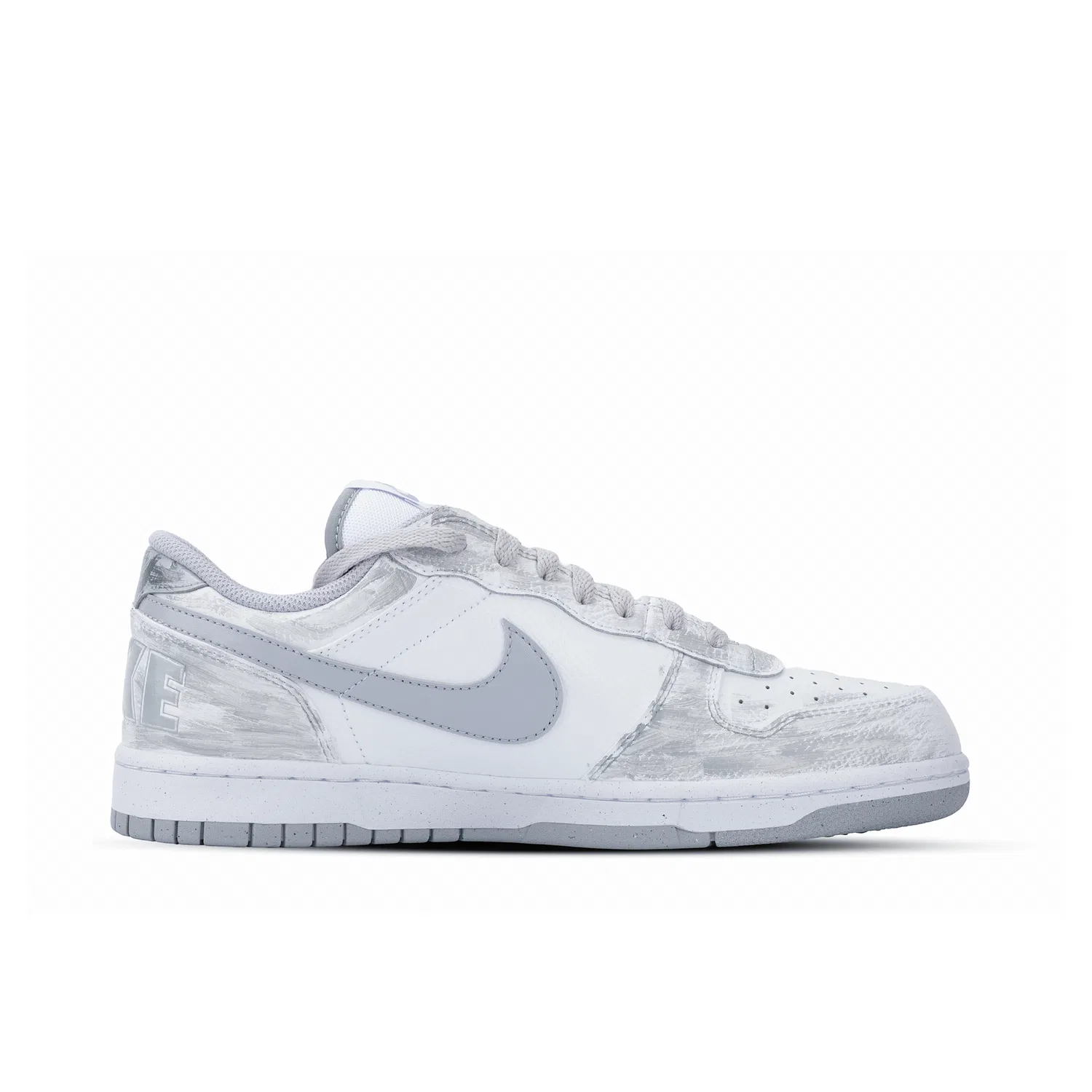 Кеды Nike Big Low White Gray — фото 3