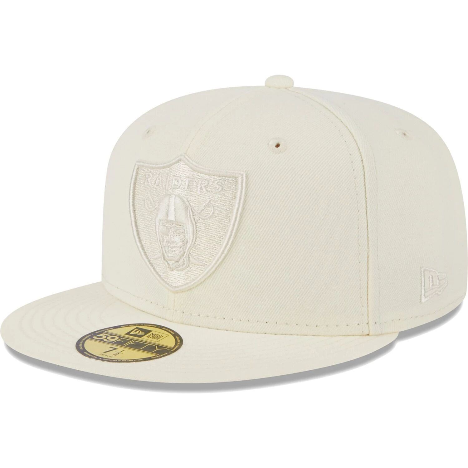 

Мужская кремовая кепка New Era Las Vegas Raiders Color Pack 59FIFTY приталенная шляпа