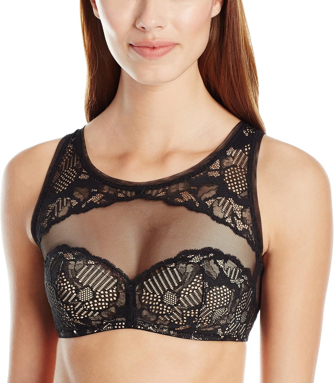 

Женский бюстгальтер-бралетт Calvin Klein Linger, Black