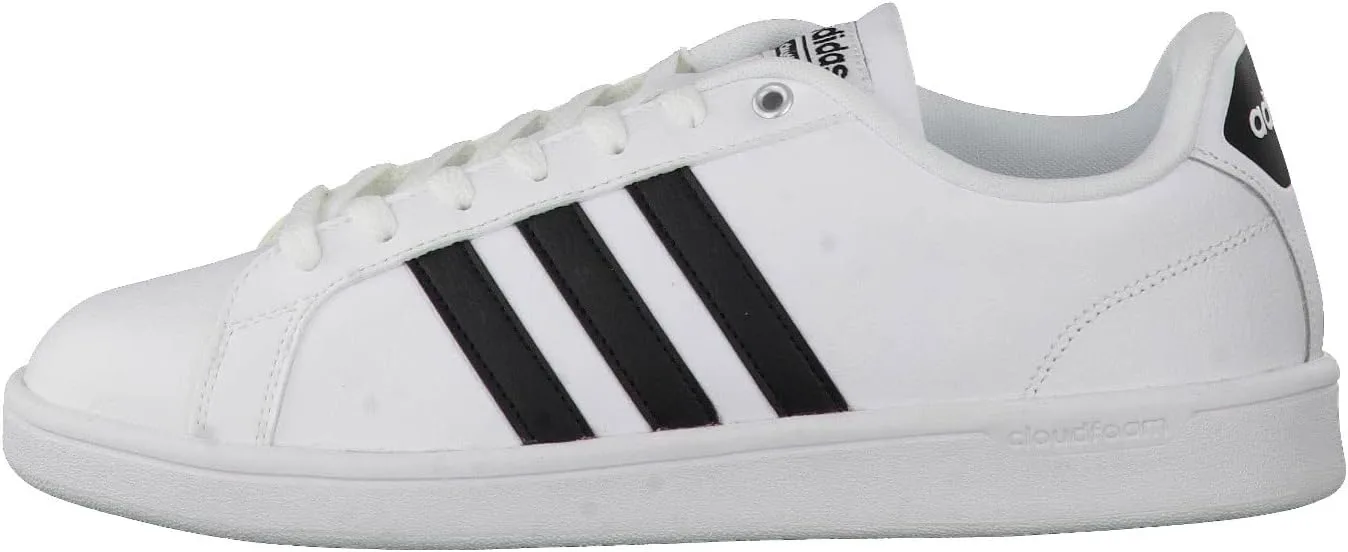 Представлены кроссовки Adidas NEO Cloudfoam, белый/черный — фото 2