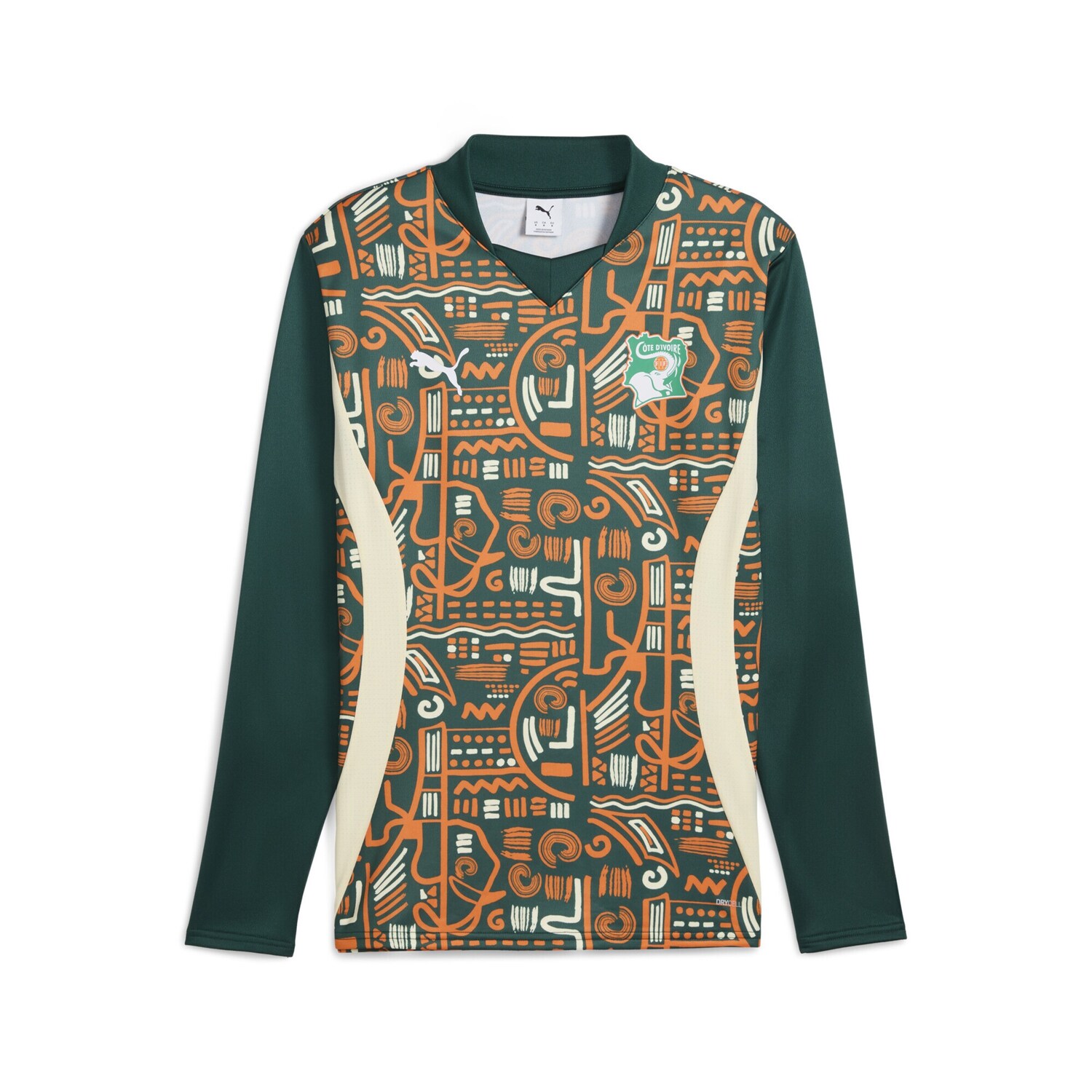 

PUMA Джерси в зеленом цвете