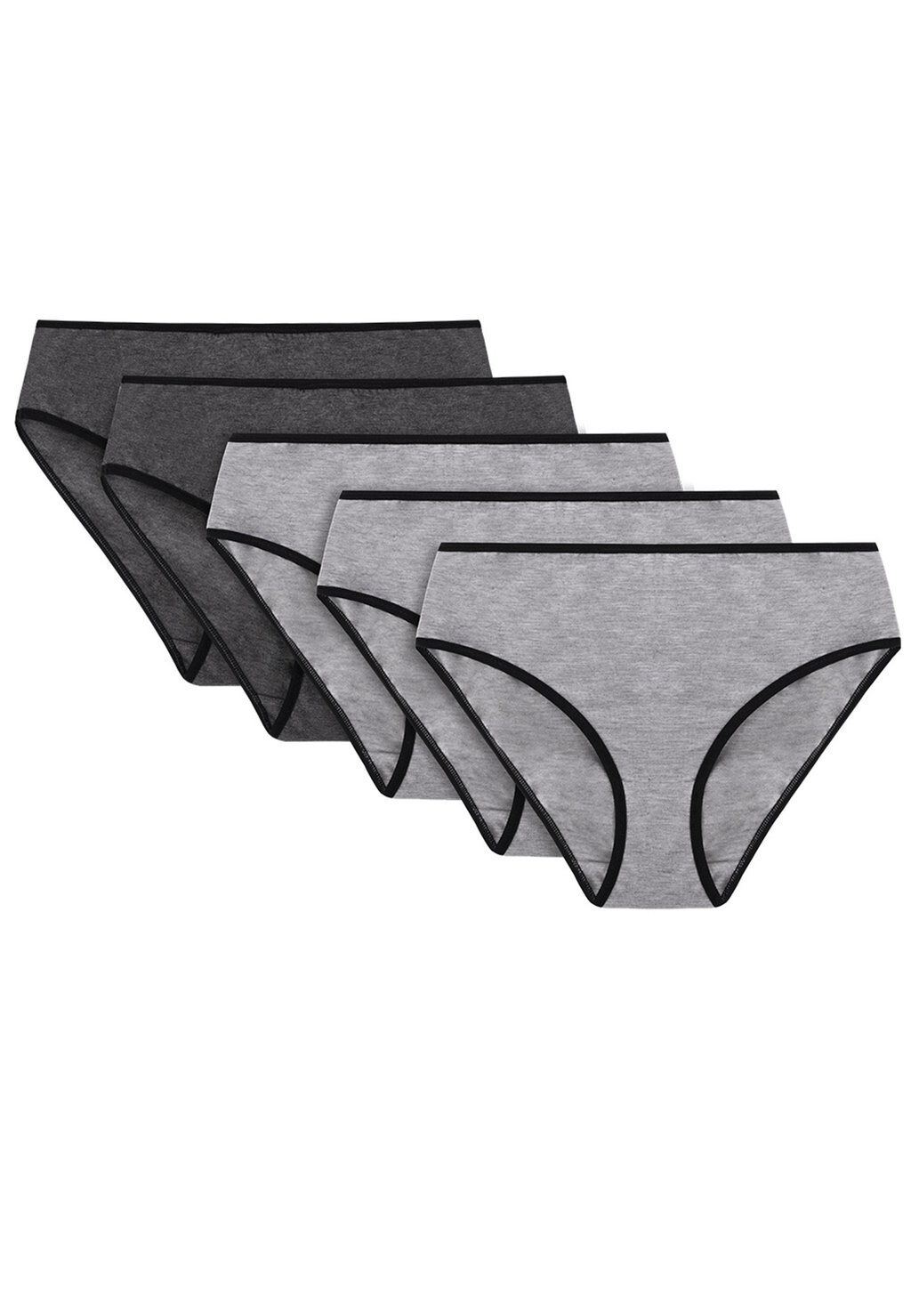 

Трусы 5-PACK Vivisence, светло-серый