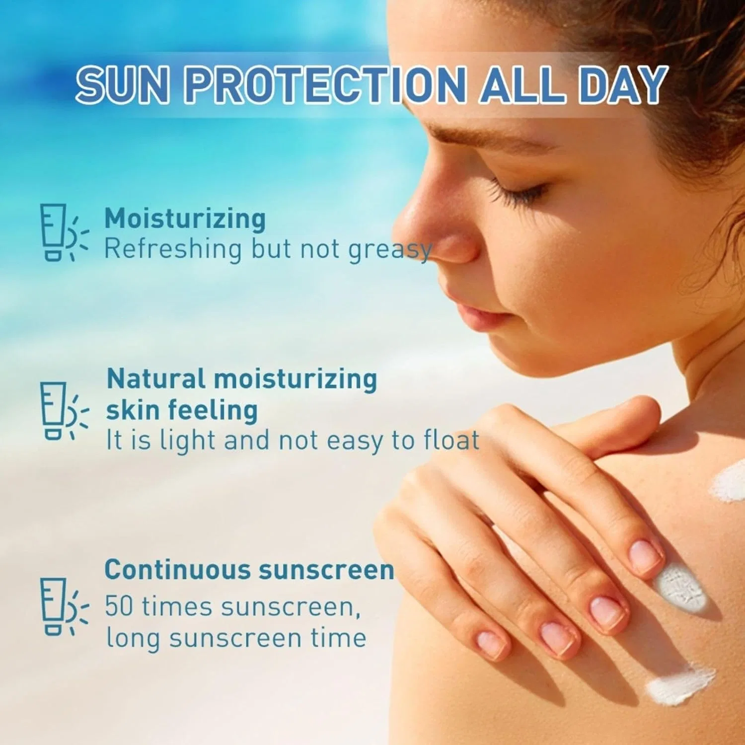 Солнцезащитный крем SPF 50 PA++++ Glamaura 100 мл — фото 4